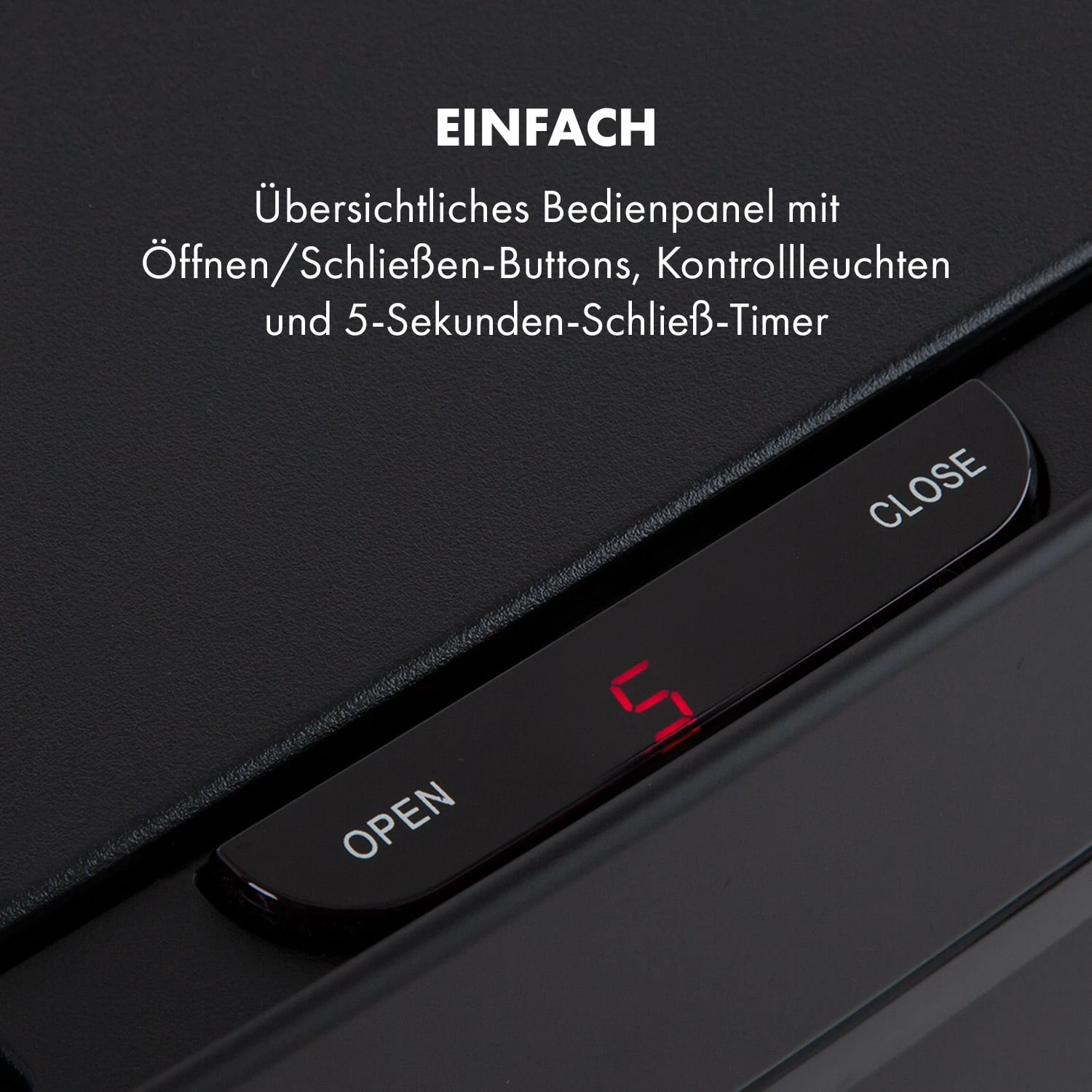 Royal Trash Matte Black Sensor-Mülleimer 72 Liter Edelstahl 6 Royal Trash Matte Black Sensor-Mülleimer 72 Liter Edelstahl – Bild 6