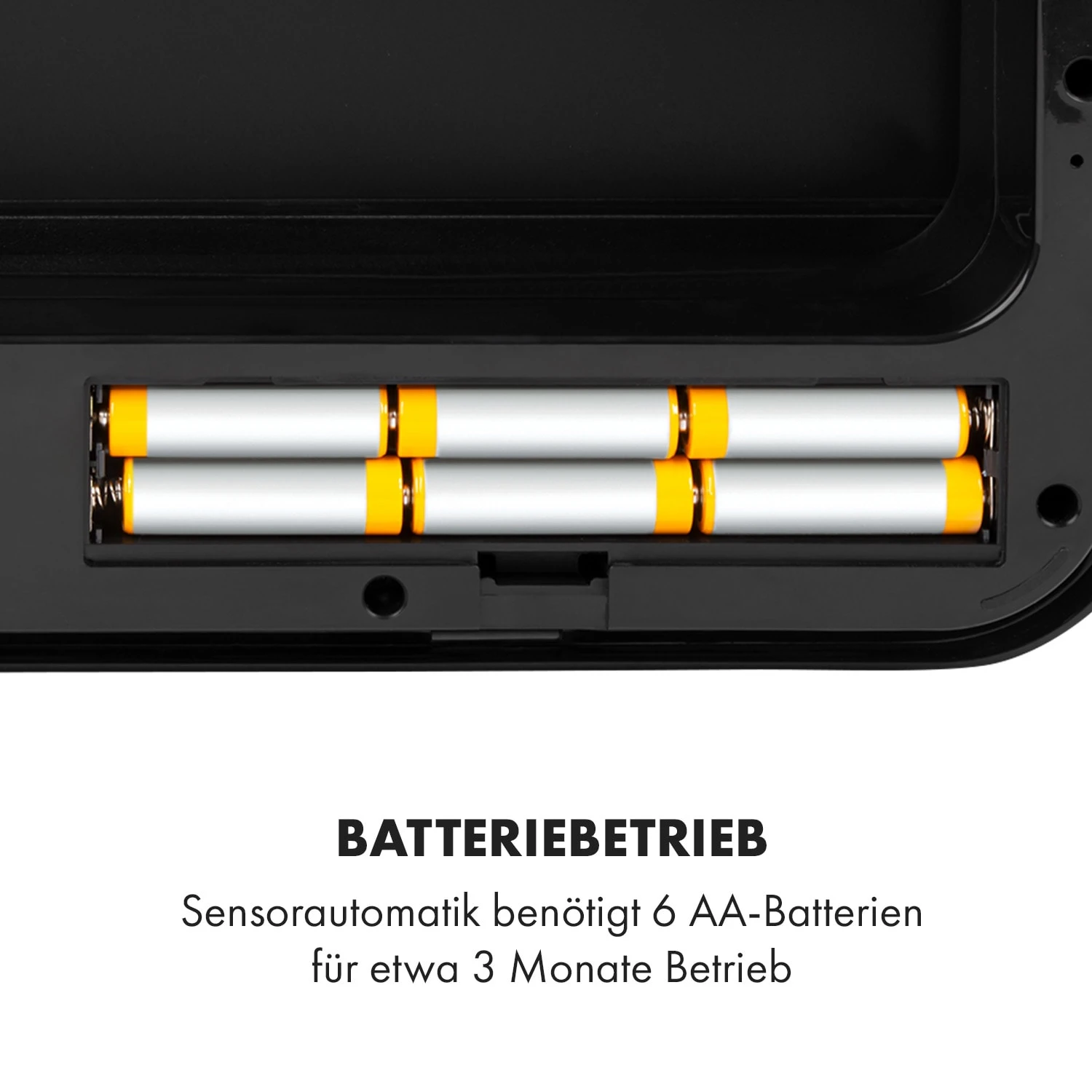 Royal Trash Matte Black Sensor-Mülleimer 72 Liter Edelstahl 8 Royal Trash Matte Black Sensor-Mülleimer 72 Liter Edelstahl – Bild 8