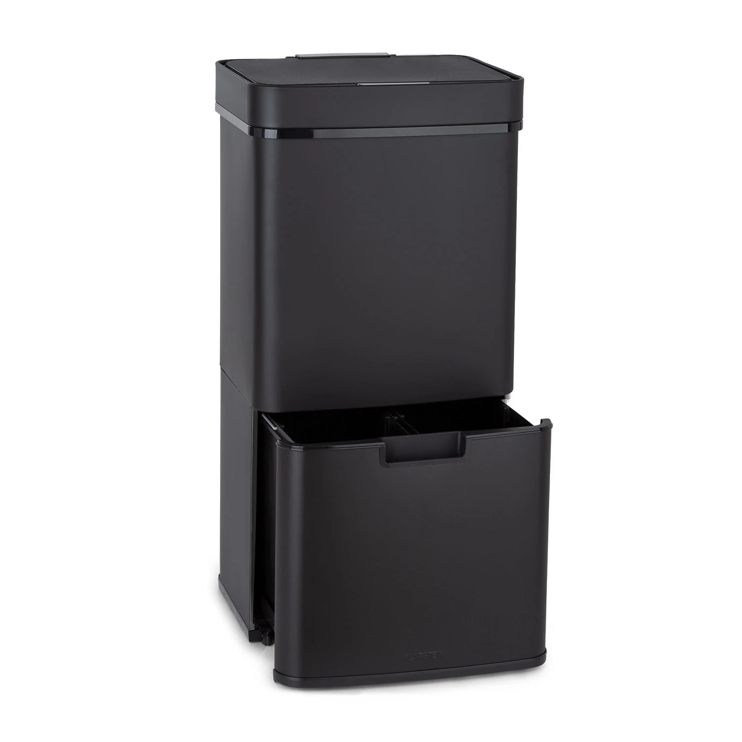 Royal Trash Matte Black Sensor-Mülleimer 72 Liter Edelstahl 1 Royal Trash Matte Black Sensor-Mülleimer 72 Liter Edelstahl