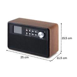 Nestor DAB+ Radio DAB+/FM 2 Betriebsmodi 2,4" TFT-Farbdisplay -Innovation Home Appliances Store 10035369 yy 0009 logo auna Nestor DAB Radio braun