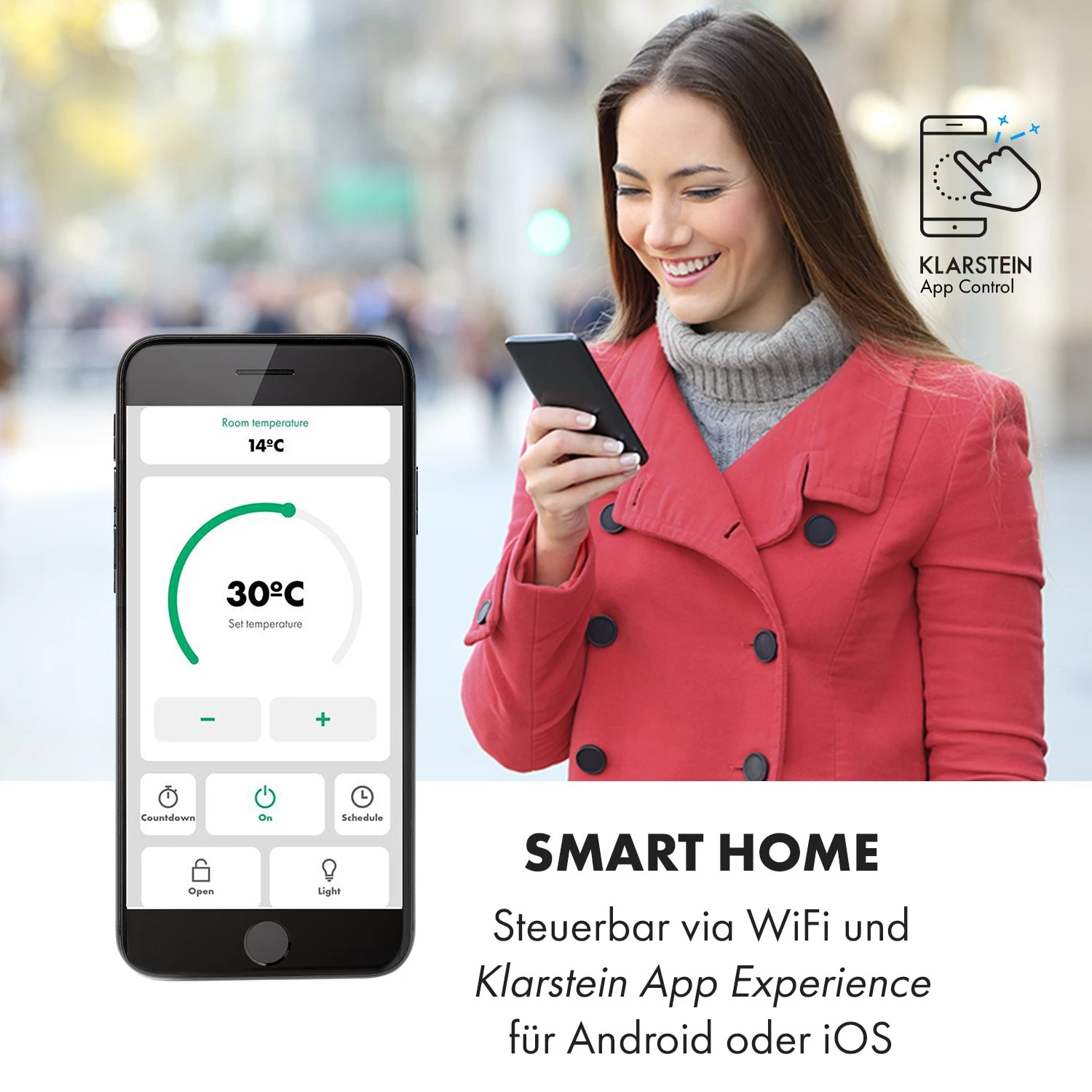 Bansin Smart 1500 Konvektionsheizgerät 1500W App-Steuerung 2 Bansin Smart 1500 Konvektionsheizgerät 1500W App-Steuerung – Bild 2