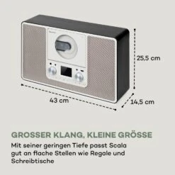 Scala VCD-IR Internetradio WLAN CD BT MP3 DAB+ UKW Radio -Innovation Home Appliances Store 10035428 de 0004 logo