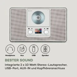 Scala VCD-IR Internetradio WLAN CD BT MP3 DAB+ UKW Radio -Innovation Home Appliances Store 10035428 de 0008 logo