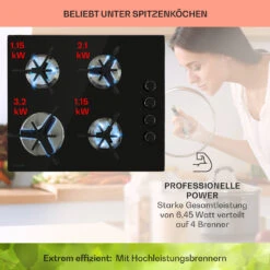Trifecta 4 Gaskochfeld 4-flammig Triangle-Brenner Glaskeramik 11 Trifecta 4 Gaskochfeld 4-flammig Triangle-Brenner Glaskeramik -Innovation Home Appliances Store 10035469 de 0003 usp