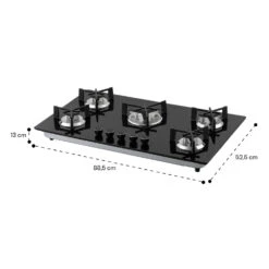 Trifecta 5 Gaskochfeld 5-flammig Triangle-Brenner Glaskeramik 17 Trifecta 5 Gaskochfeld 5-flammig Triangle-Brenner Glaskeramik -Innovation Home Appliances Store 10035470 yy 0011 dimensions