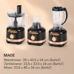 Luca Multifunktionsmixer 1000 W 3 L Stufenlose Geschwindigkeit 6 Modi -Innovation Home Appliances Store 10035487 de 0007 logo