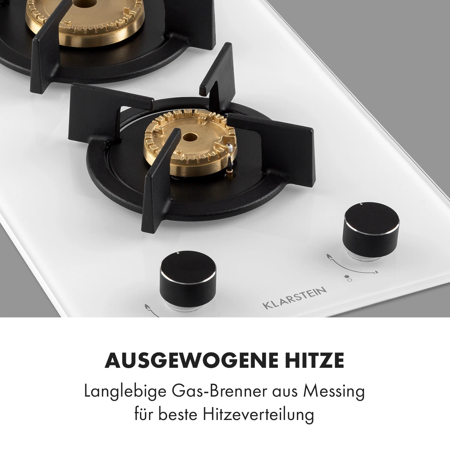 Goldflame Domino Gaskochfeld 2-flammig Messing-Brenner Glaskeramik 3 Goldflame Domino Gaskochfeld 2-flammig Messing-Brenner Glaskeramik – Bild 3