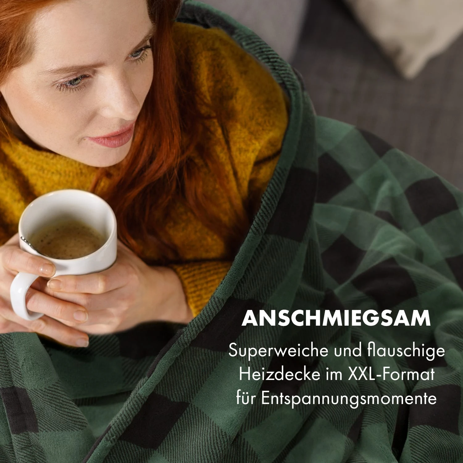 Dr. Watson XXL Heizdecke 3 Stufen Waschbar 200x180cm Mikroplüsch 2 Dr. Watson XXL Heizdecke 3 Stufen Waschbar 200x180cm Mikroplüsch – Bild 2