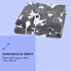 Dr. Watson XXL Heizdecke 3 Stufen Waschbar 200x180cm Coral Fleece -Innovation Home Appliances Store 10035503 de 0005 logo