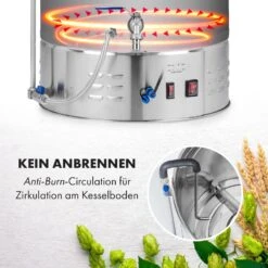 Brauheld Pro Maischekessel 3300W 70L 30-100°C Umwälzpumpe Edelstahl -Innovation Home Appliances Store 10035516 de 0006 logo