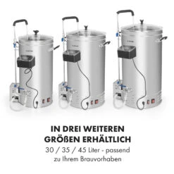 Brauheld Pro Maischekessel 3300W 70L 30-100°C Umwälzpumpe Edelstahl -Innovation Home Appliances Store 10035516 de 0009 logo