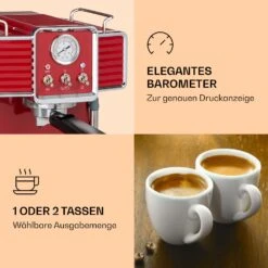 Gusto Classico Espressomaker 1350 Watt 20 Bar Druck 1,5 Liter -Innovation Home Appliances Store 10035565 de 0004 logo