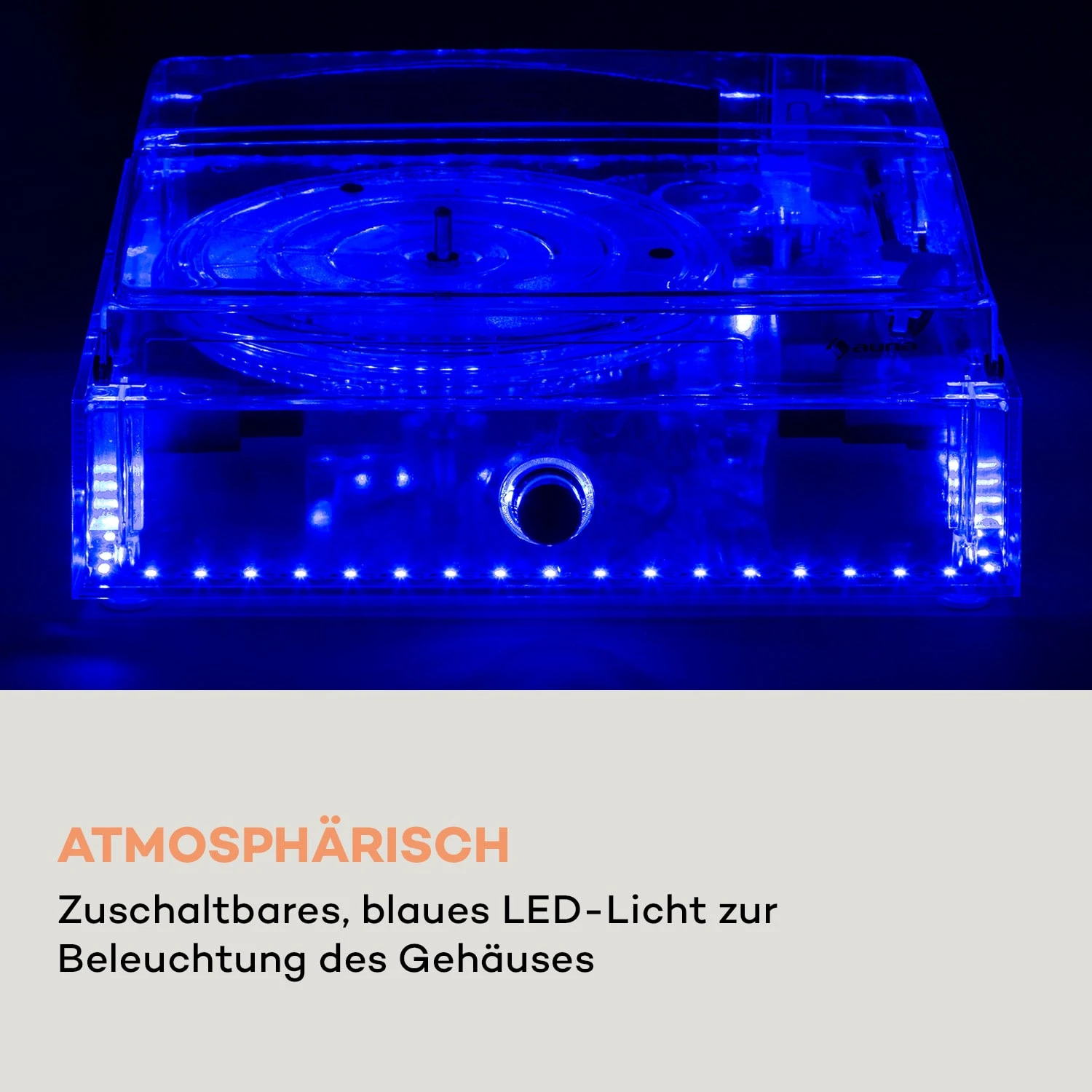 ClearTech Plattenspieler 33/45/78 U/min Bluetooth Stereolautsprecher 5 ClearTech Plattenspieler 33/45/78 U/min Bluetooth Stereolautsprecher – Bild 5