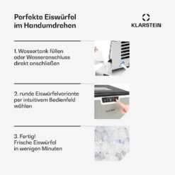Icefestival Cube Eiswürfelbereiter 400W 1,9l 20kg/24h -Innovation Home Appliances Store 10035579 de 0004 usp