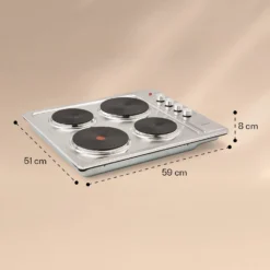 Appetito 4 Elektrokochfeld 4 Platten 6 Stufen 5500 Watt Edelstahl -Innovation Home Appliances Store 10035702 yy 0007 logo