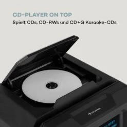 Rockstar Plus Karaoke-Anlage Karaokemaschine BT USP CD LED-Show RCA -Innovation Home Appliances Store 10035746 de 0005 logo