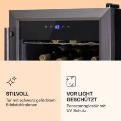Ultimo 16 Uno Weinkühlschrank 42l Touch-Bedienfeld 16 Flaschen 5-18°C -Innovation Home Appliances Store 10035777 de 0004 logo
