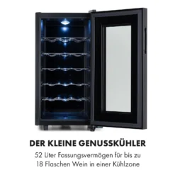 Bellevin 18 Uno Weinkühlschrank 50 Liter 11-18 °C LED Touch SingleZone -Innovation Home Appliances Store 10035863 de 0003 logo