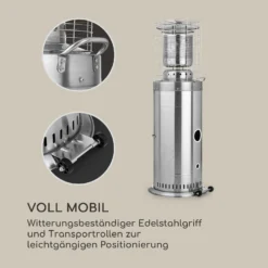 Heatwave Gasheizstrahler 10 KW (728 G/h) Bodenrollen Schutzcover Piezozündung -Innovation Home Appliances Store 10035957 de 0003 logo