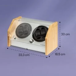 Garonne 4 Uhrenbeweger, 2 Drehteller, 4 Uhren, 3 Geschwindigkeiten, 4 Modi, Bambus -Innovation Home Appliances Store 10036042 yy 0005 logo