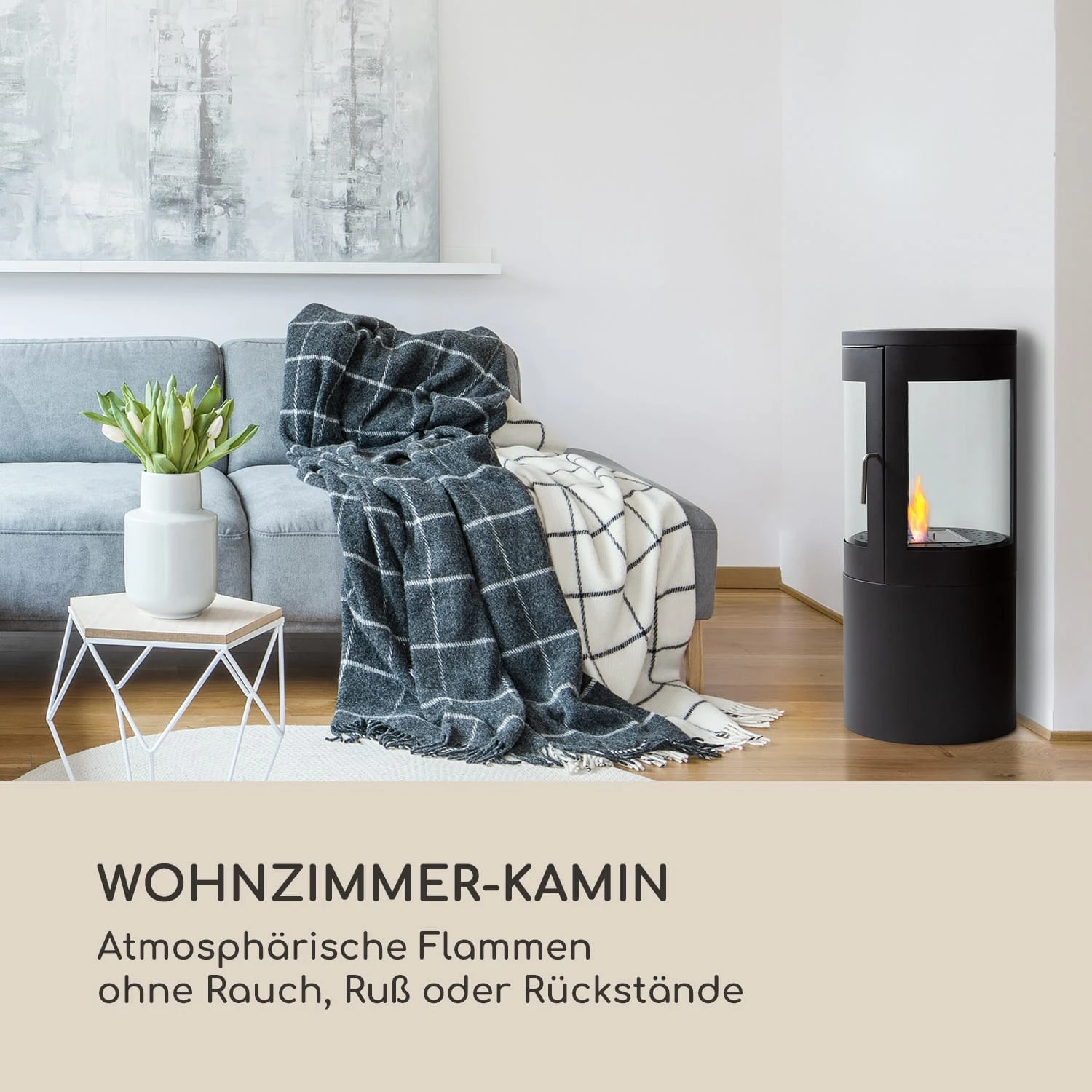 Fiamme Circulo Ethanol-Kamin Edelstahl-Brenner 1,2 Liter 4-5 H Brenndauer 5 Fiamme Circulo Ethanol-Kamin Edelstahl-Brenner 1,2 Liter 4-5 H Brenndauer – Bild 5