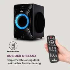 Areal 825 5.1 Lautsprechersystem 200 W RMS BT USB SD AUX Fernbedienung -Innovation Home Appliances Store 10036134 de 0005 logo