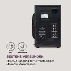 Areal 825 5.1 Lautsprechersystem 200 W RMS BT USB SD AUX Fernbedienung -Innovation Home Appliances Store 10036134 de 0007 logo