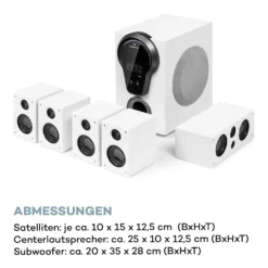 Areal 525 DG 5.1-Surround-System 125W RMS Opt-In BT USB SD AUX Fernbedienung 15 Areal 525 DG 5.1-Surround-System 125W RMS Opt-In BT USB SD AUX Fernbedienung -Innovation Home Appliances Store 10036136 de 0008 logo