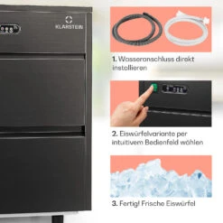 Powericer XL Eiswürfelmaschine 20 Kg/Tag 145 Watt 10 Powericer XL Eiswürfelmaschine 20 Kg/Tag 145 Watt -Innovation Home Appliances Store 10036152 de 0004 usp