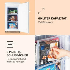 Laika 60L Gefrierschrank 60 Liter 3 Schubladen Temperatur: -18 Bis 0 °C -Innovation Home Appliances Store 10036171 de 0004 logo
