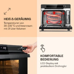 VaporChef Dampfbackofen 230 °C 31 L Drehregler EEK A -Innovation Home Appliances Store 10036173 de 0004 logo