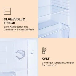 CoolArt 79L Kühl-Gefrier-Kombination EEK F Gefrierfach 9l Designtür 11 CoolArt 79L Kühl-Gefrier-Kombination EEK F Gefrierfach 9l Designtür -Innovation Home Appliances Store 10036182 de 0005 logo