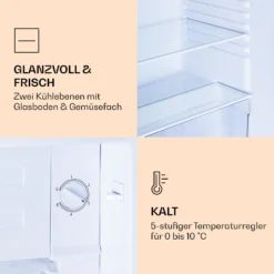 CoolArt 79L Kühl-Gefrier-Kombination EEK F Gefrierfach 9l Designtür -Innovation Home Appliances Store 10036184 de 0005 logo
