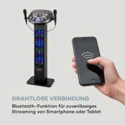 KaraBig LightUp MKII Karaokeanlage BT 2xMikro Multicolor 2xUSB 40W RMS 480W Peak 13 KaraBig LightUp MKII Karaokeanlage BT 2xMikro Multicolor 2xUSB 40W RMS 480W Peak -Innovation Home Appliances Store 10036272 de 0003 logo