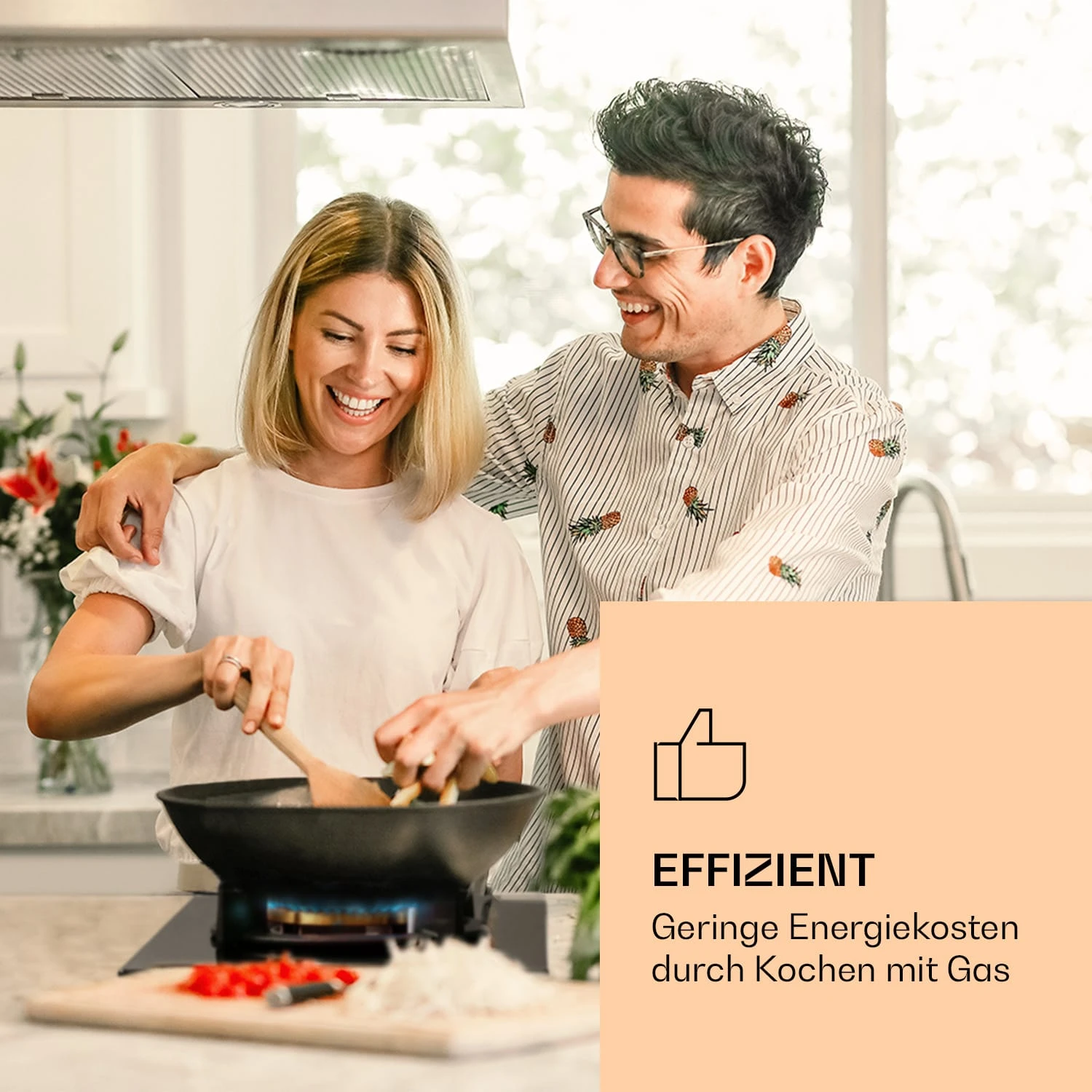 Goldflame Gaskochfeld 1 Wokbrenner Glaskeramik 2 Goldflame Gaskochfeld 1 Wokbrenner Glaskeramik – Bild 2