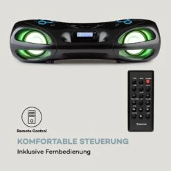 Spacewoofer DAB Boombox CD-Player DAB+ UKW Bluetooth Fernbedienung LED -Innovation Home Appliances Store 10036341 de 0007 logo