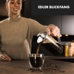 Glaswerk Ristretto French Press 0,35 Liter Borosilikatglas Edelstahl Walnussholz -Innovation Home Appliances Store 10036360 de 0004 logo