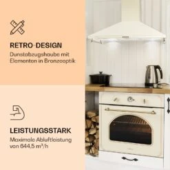 Victoria 90 Dunstabzugshaube 90cm Retro-Design 644,5m³/h 2 LED-Lampen -Innovation Home Appliances Store 10036450 de 0003 logo