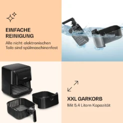 AeroVital Deluxe Heißluftfritteuse 1700W 5,4 Liter Edelstahl 12 AeroVital Deluxe Heißluftfritteuse 1700W 5,4 Liter Edelstahl -Innovation Home Appliances Store 10036476 de 0006 logo