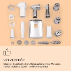 Mighty Mince Elektrischer Fleischwolf 500 - 1361 Watt 3 Lochscheiben -Innovation Home Appliances Store 10036478 de 0007 logo