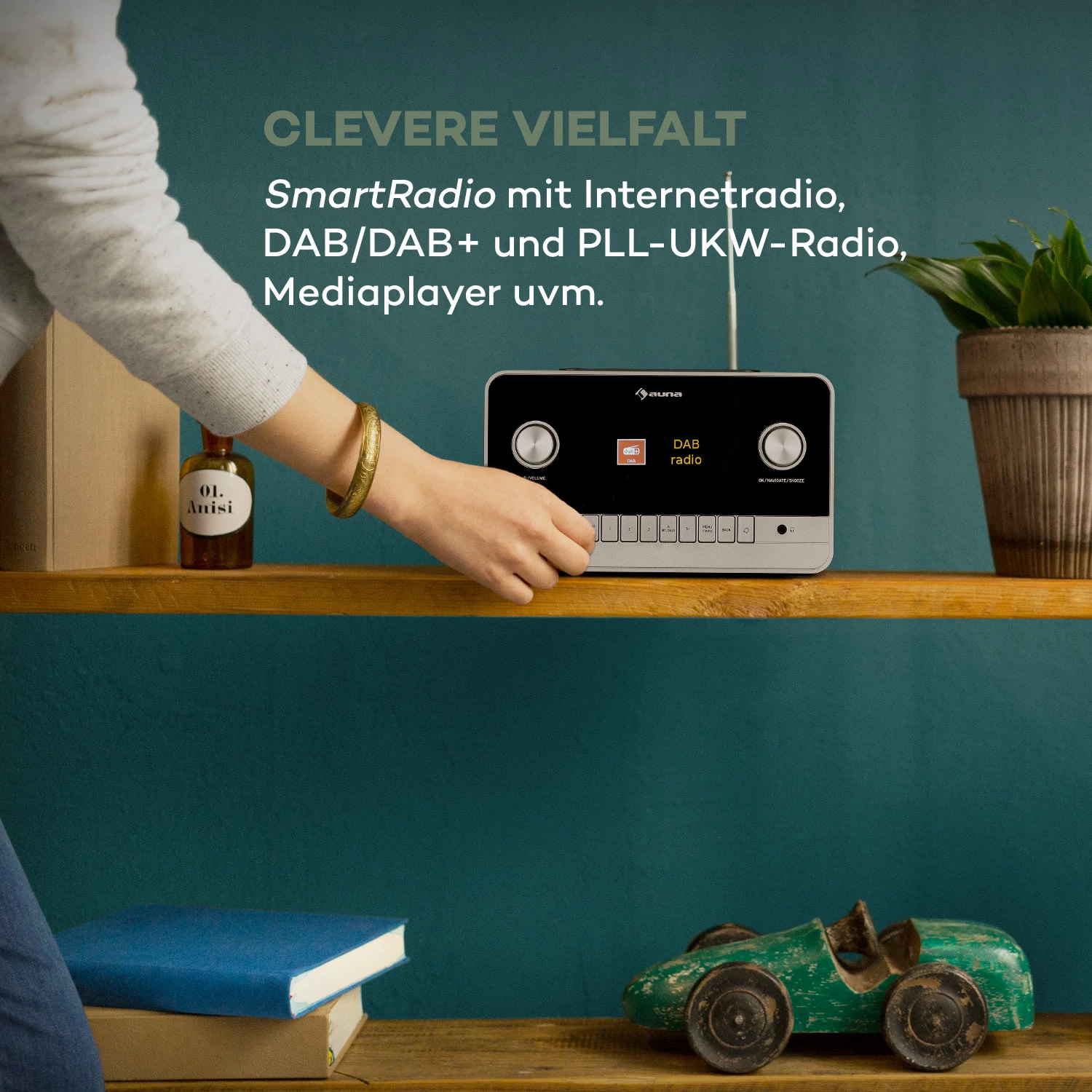 Connect 150 MKII 2.1-Internetradio DAB+/FM Spotify BT 2,8" TFT-Display 2 Connect 150 MKII 2.1-Internetradio DAB+/FM Spotify BT 2,8" TFT-Display – Bild 2