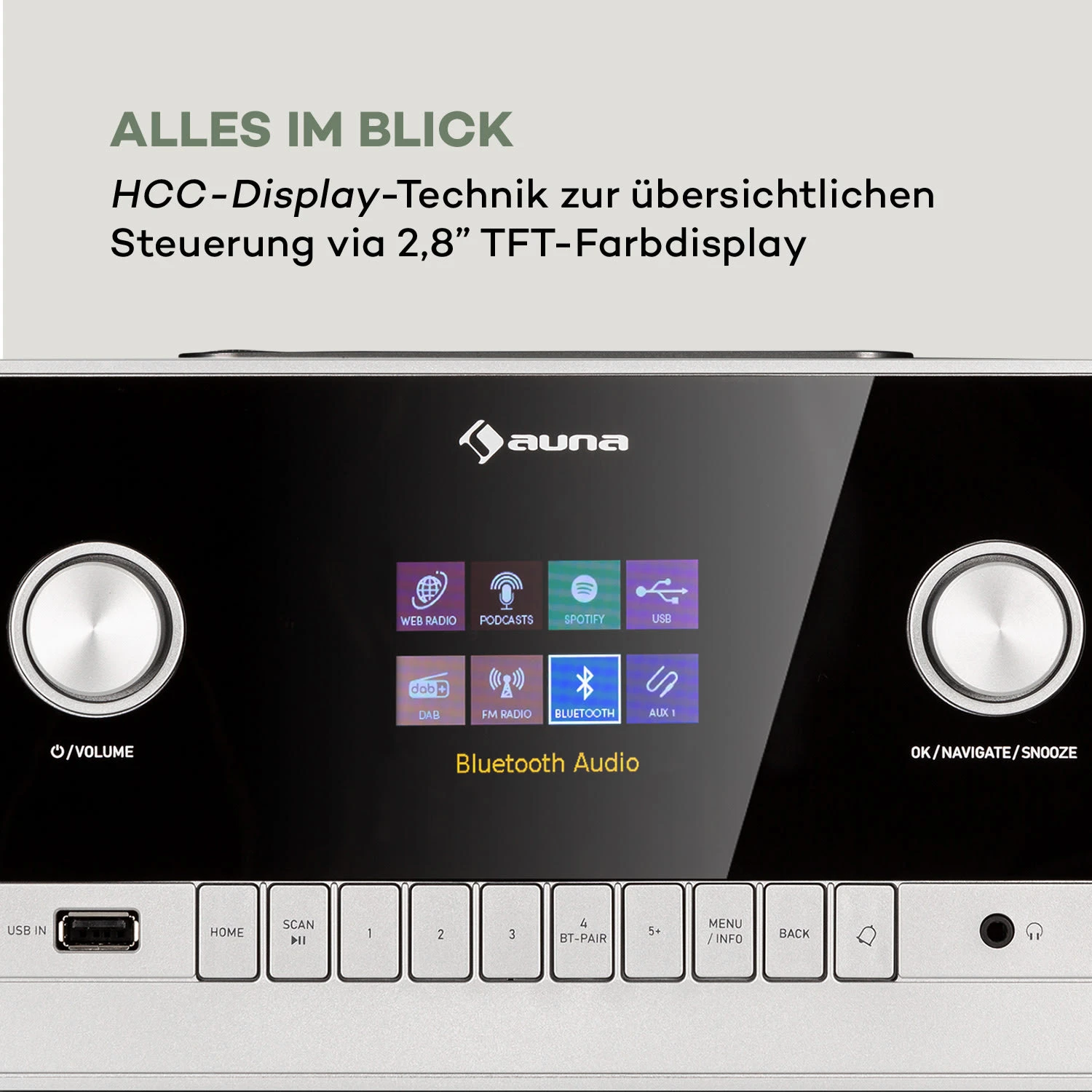 Connect 150 MKII 2.1-Internetradio DAB+/FM Spotify BT 2,8" TFT-Display 7 Connect 150 MKII 2.1-Internetradio DAB+/FM Spotify BT 2,8" TFT-Display – Bild 7