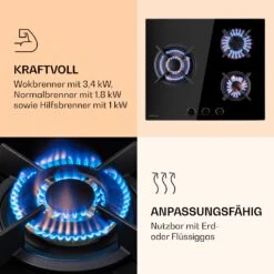 Goldflame 3 Gaskochfeld 3-flammig Messing-Brenner Glaskeramik 10 Goldflame 3 Gaskochfeld 3-flammig Messing-Brenner Glaskeramik -Innovation Home Appliances Store 10037805 de 0004 logo