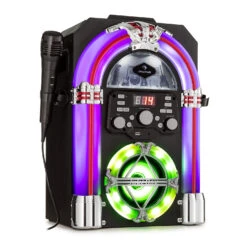 Arizona Sing Jukebox BT USB MP3 CD-Player Kabelmikrofon