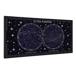 Wonderwall Air Art Smart Infrarotheizung Himmelskarte 120x60cm 700W