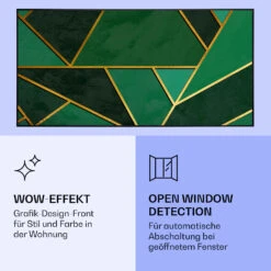 Wonderwall Air Art Smart Infrarotheizung Grüne Linie 120x60cm 700W 13 Wonderwall Air Art Smart Infrarotheizung Grüne Linie 120x60cm 700W -Innovation Home Appliances Store 10037907 de 0006 logo