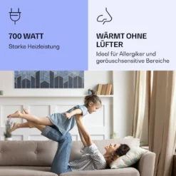 Wonderwall Air Art Smart Infrarotheizung Blaue Linie 120x60cm 700W -Innovation Home Appliances Store 10037910 de 0005 logo