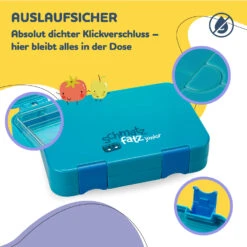 Schmatzfatz Junior Lunchbox 6 Fächer 21,3 X 15 X 4,5 Cm (BxHxT) -Innovation Home Appliances Store 10037944 de 0003 usp