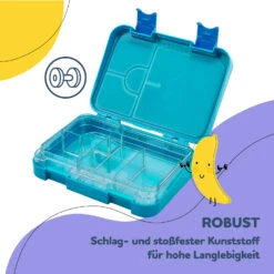 Schmatzfatz Junior Lunchbox 6 Fächer 21,3 X 15 X 4,5 Cm (BxHxT) -Innovation Home Appliances Store 10037944 de 0006 usp