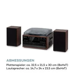 Oakland DAB Plus Retro-Stereoanlage DAB+/FM BT-Funktion Vinyl CD Kassette Inkl. Lautsprechern -Innovation Home Appliances Store 10038002 de 0008 logo